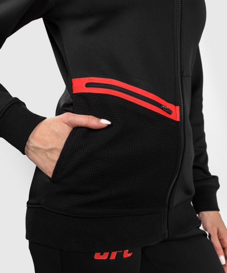 UFC Adrenaline | VENUM 格斗周 女士拉链外套 - 黑色