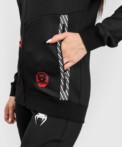 UFC Adrenaline | VENUM 格斗周 女士拉链外套 - 黑色