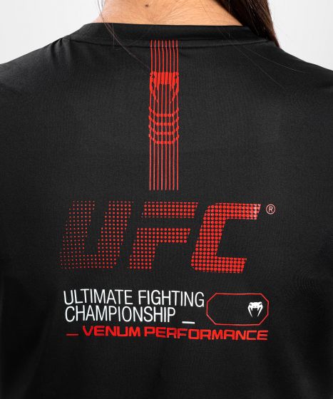 UFC Adrenaline | VENUM 格斗周 女士速干T恤 - 黑色