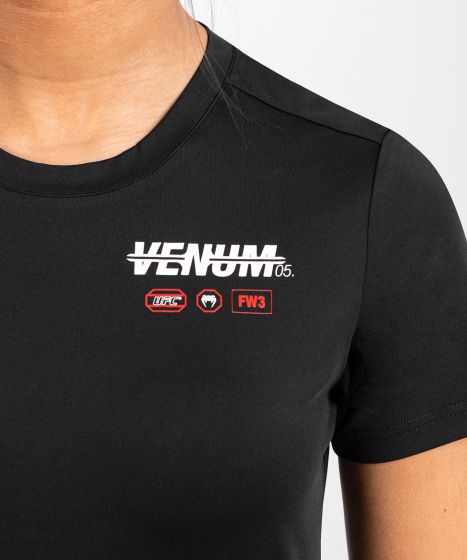 UFC Adrenaline | VENUM 格斗周 女士速干T恤 - 黑色