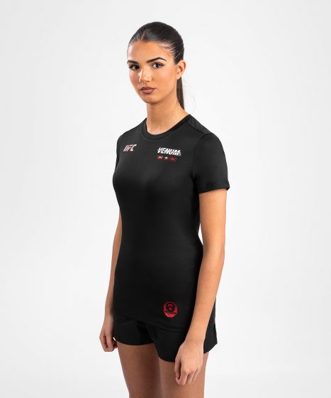 UFC Adrenaline | VENUM 格斗周 女士速干T恤 - 黑色