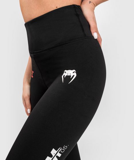 UFC Adrenaline | VENUM 格斗周 女士紧身长裤 - 黑色
