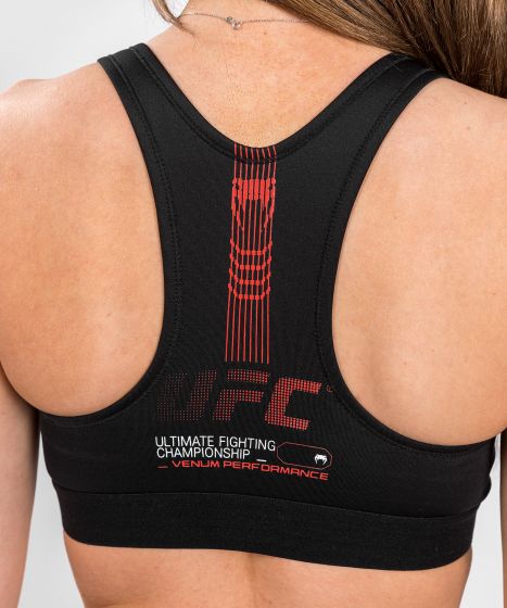 UFC Adrenaline | VENUM 格斗周 女士运动内衣 - 黑色