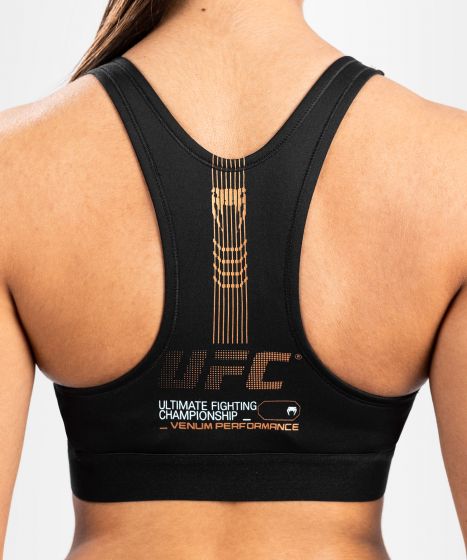 UFC Adrenaline | VENUM 格斗周 女士运动内衣 - 卡其/铜色