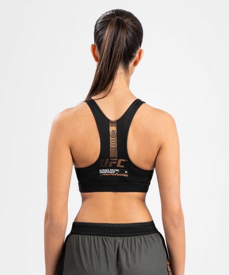 UFC Adrenaline | VENUM 格斗周 女士运动内衣 - 卡其/铜色