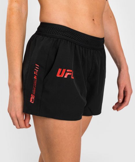 UFC Adrenaline | VENUM 格斗周 女士训练短裤 - 黑色