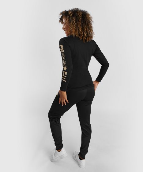 UFC Adrenaline | VENUM 格斗周 女士长袖T恤 - 黑色