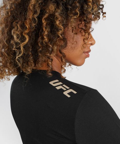 UFC Adrenaline | VENUM 格斗周 女士长袖T恤 - 黑色