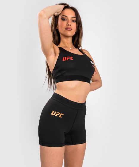 UFC Adrenaline | VENUM 格斗周 女士紧身短裤 - 黑色