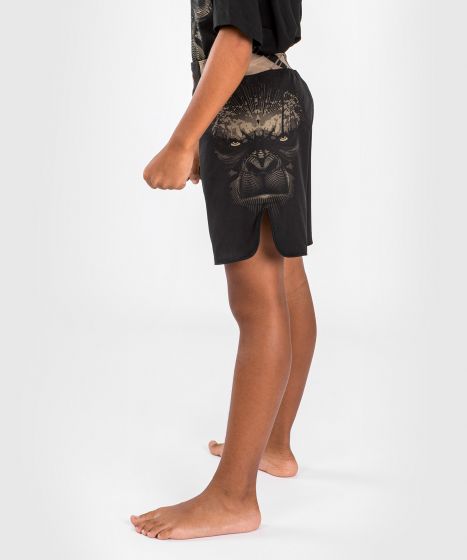 VENUM Gorilla Jungle 儿童格斗短裤 - 黑/沙色