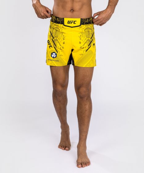 UFC Adrenaline | VENUM Authentic 格斗之夜 男士格斗短裤-短款 - 黄色