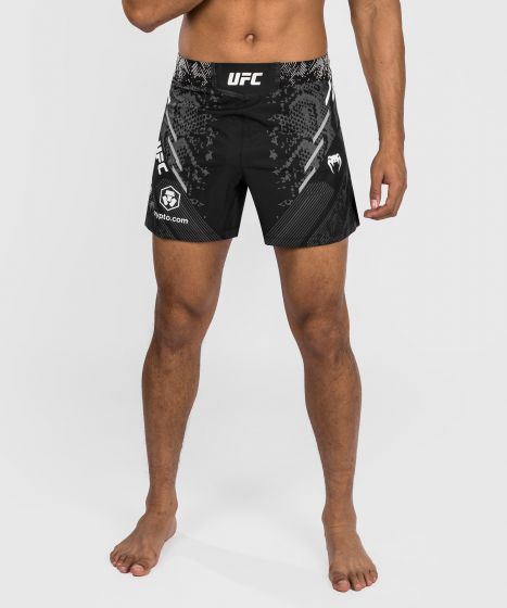 UFC Adrenaline | VENUM Authentic 格斗之夜 男士格斗短裤-短款 - 黑色