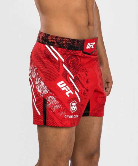 UFC Adrenaline | VENUM Authentic 格斗之夜 男士格斗短裤-短款 - 红色