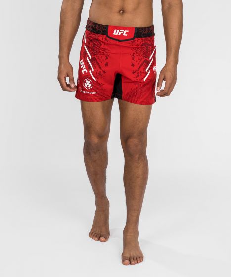 UFC Adrenaline | VENUM Authentic 格斗之夜 男士格斗短裤-短款 - 红色