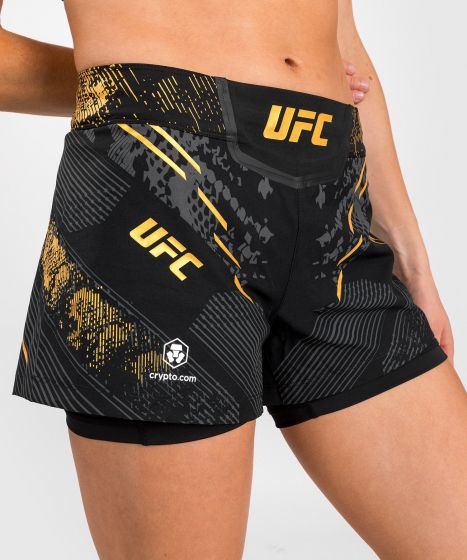UFC Adrenaline | VENUM Authentic 格斗之夜 女士格斗短裤 - 冠军色