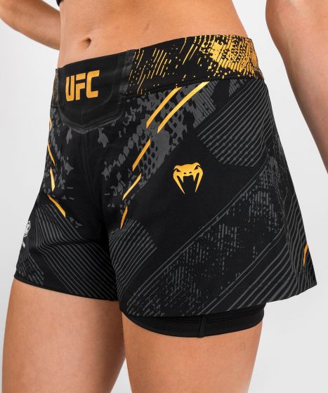 UFC Adrenaline | VENUM Authentic 格斗之夜 女士格斗短裤 - 冠军色