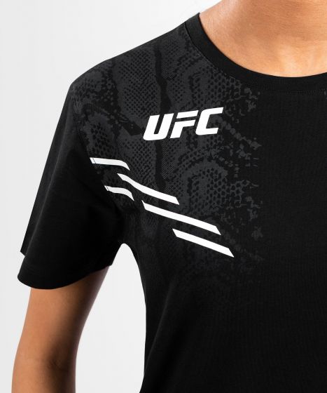UFC Adrenaline | VENUM 经典复刻 女士T恤 - 黑色