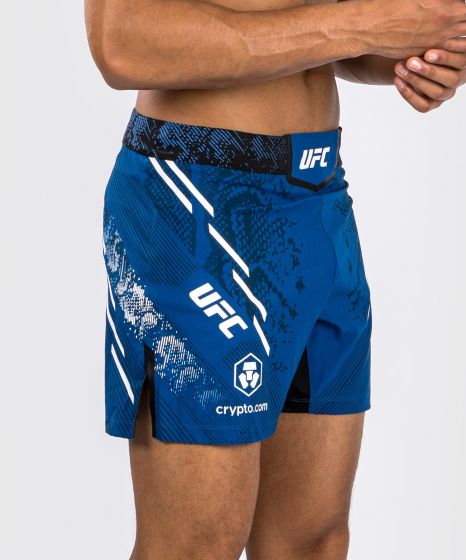 UFC Adrenaline | VENUM Authentic 格斗之夜 男士格斗短裤-短款 - 蓝色