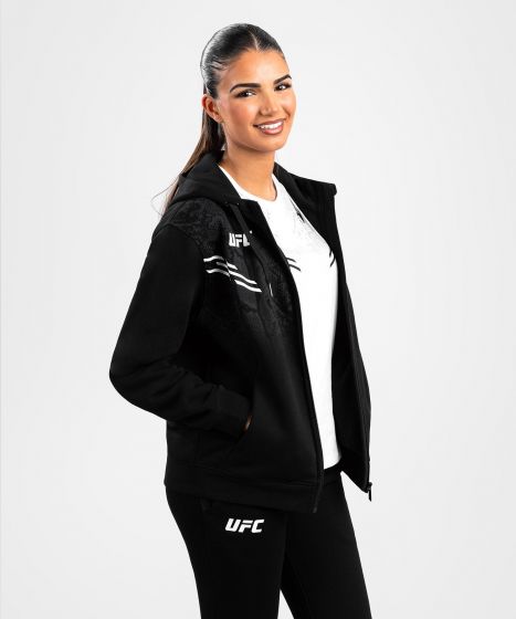UFC Adrenaline | VENUM 经典复刻 女士拉链外套 - 黑色