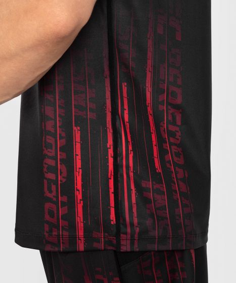 UFC VENUM Performance Institute 2.0 男士速干T恤 - 黑/红色