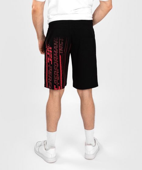 UFC VENUM Performance Institute 2.0 男士棉质短裤 - 黑/红色