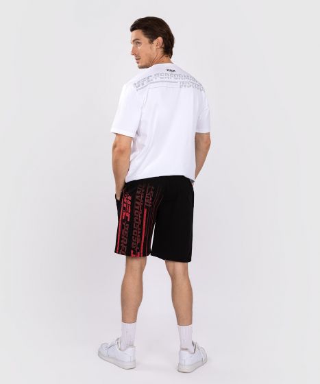 UFC VENUM Performance Institute 2.0 男士棉质短裤 - 黑/红色