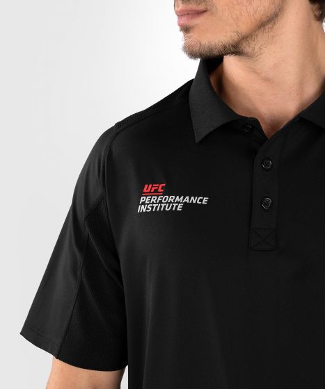 UFC VENUM Performance Institute 2.0 男士速干Polo衫 - 黑/红色
