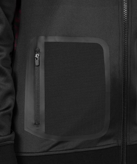 UFC VENUM Performance Institute 2.0 女士拉链外套 - 黑/红色