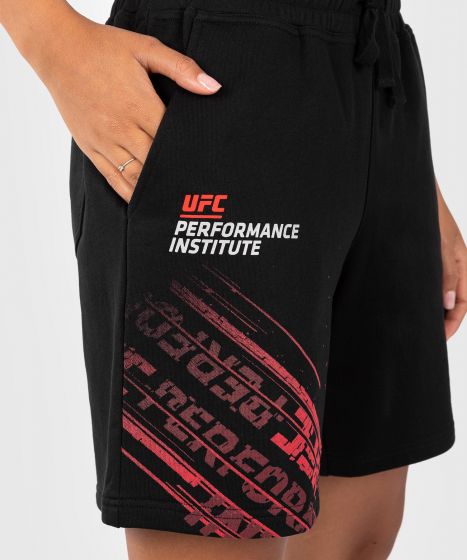 UFC VENUM Performance Institute 2.0 女士棉质短裤 - 黑/红色