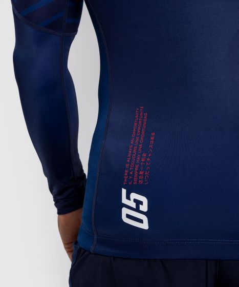 VENUM Sport 05 男士长袖紧身衣 - 蓝/黄色