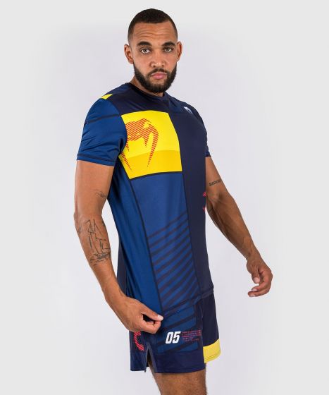 VENUM Sport 05 男士速干T恤 - 蓝/黄色