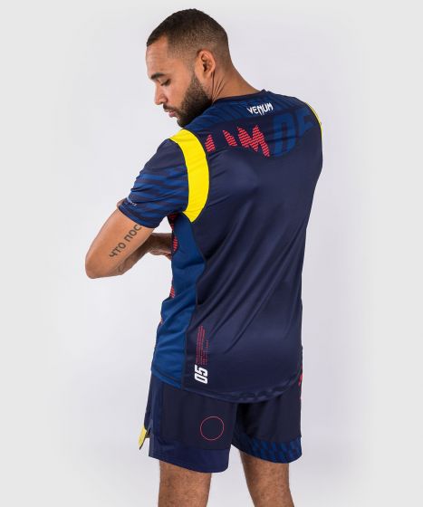 VENUM Sport 05 男士速干T恤 - 蓝/黄色