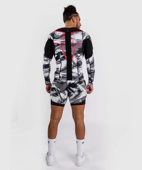 VENUM Electron 3.0 男士长袖紧身衣 - 灰/红色