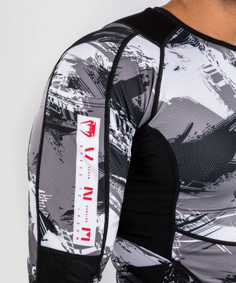 VENUM Electron 3.0 男士长袖紧身衣 - 灰/红色