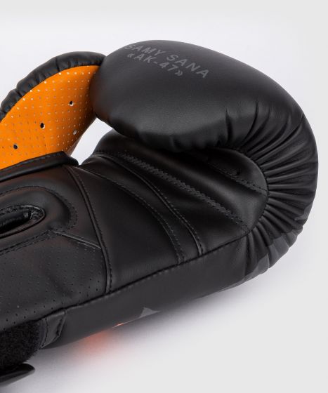 VENUM S47拳击手套 - 黑/橙色