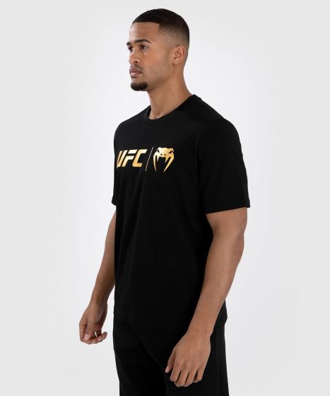 UFC | VENUM Classic 男士T恤 - 黑/金色