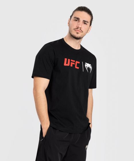 UFC | VENUM Classic 男士T恤 - 黑/红色
