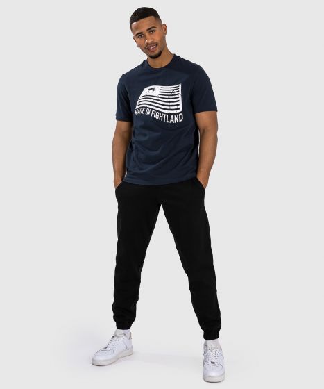 VENUM Made in Fightland 男士T恤 - 海军蓝/白色