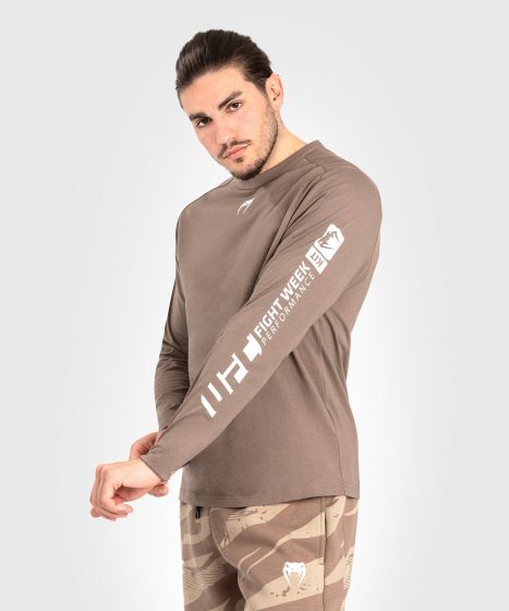 VENUM | UFC Adrenaline 格斗周3.5 男士长袖T恤 - 沙色