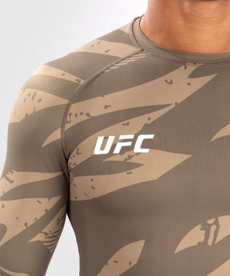 VENUM | UFC Adrenaline 格斗周3.5 男士长袖紧身衣 - 沙漠迷彩色