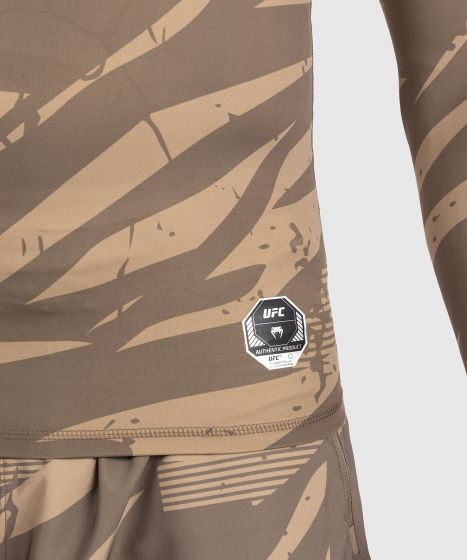 VENUM | UFC Adrenaline 格斗周3.5 男士长袖紧身衣 - 沙漠迷彩色