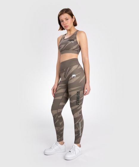 VENUM | UFC Adrenaline 格斗周3.5 女士紧身长裤 - 沙漠迷彩色
