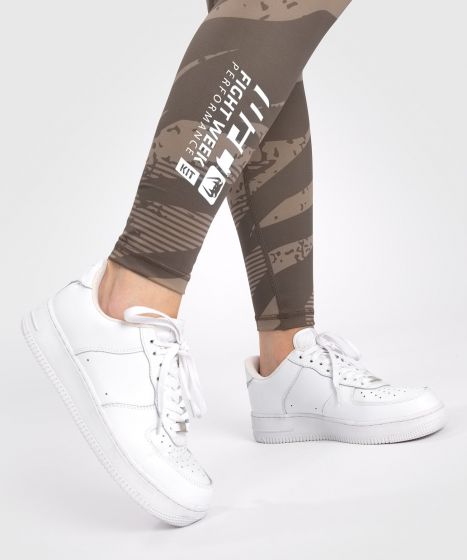 VENUM | UFC Adrenaline 格斗周3.5 女士紧身长裤 - 沙漠迷彩色