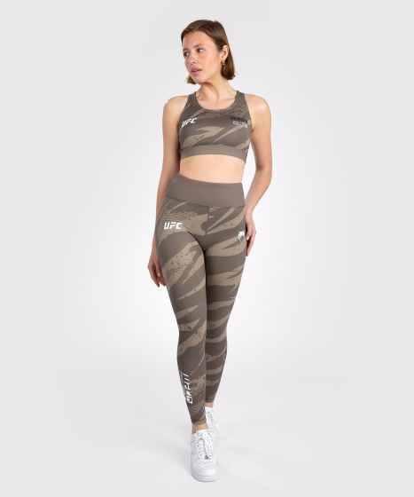 VENUM | UFC Adrenaline 格斗周3.5 女士紧身长裤 - 沙漠迷彩色