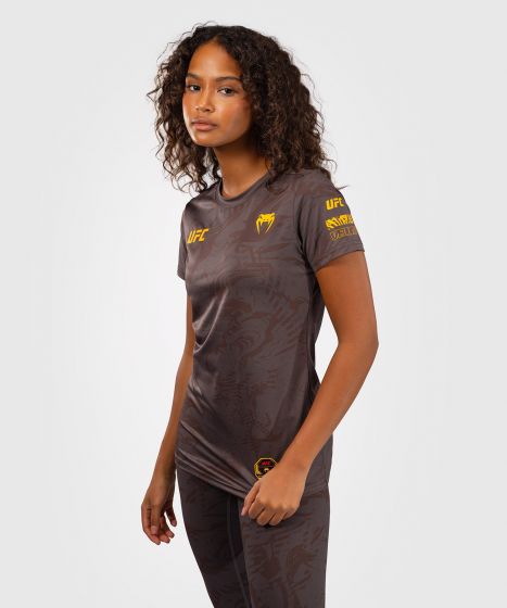 UFC Fusion | VENUM 格斗周 女士速干T恤 - 土棕色