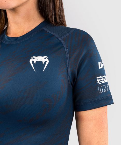 UFC Fusion | VENUM 格斗周 女士短袖紧身衣 - 海洋蓝色