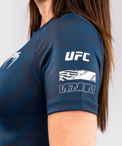 UFC Fusion | VENUM 格斗周 女士短袖紧身衣 - 海洋蓝色
