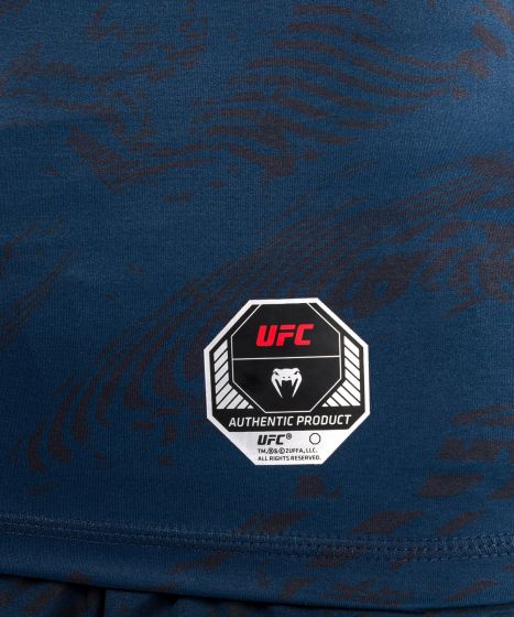 UFC Fusion | VENUM 格斗周 女士短袖紧身衣 - 海洋蓝色