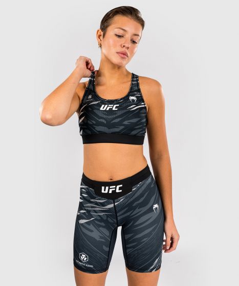 UFC Fusion | VENUM Authentic 格斗之夜 女士运动内衣 - 黑色