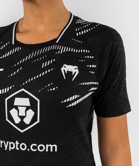 UFC Fusion | VENUM Authentic 格斗之夜 女士出场 速干T恤 - 黑色